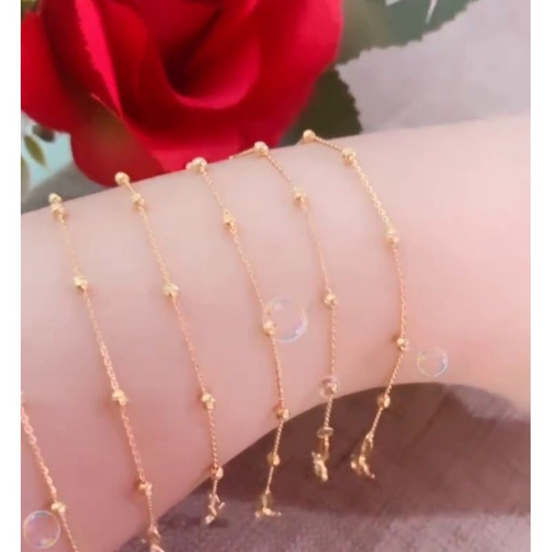 Gelang Jedar dengan Batu Permata