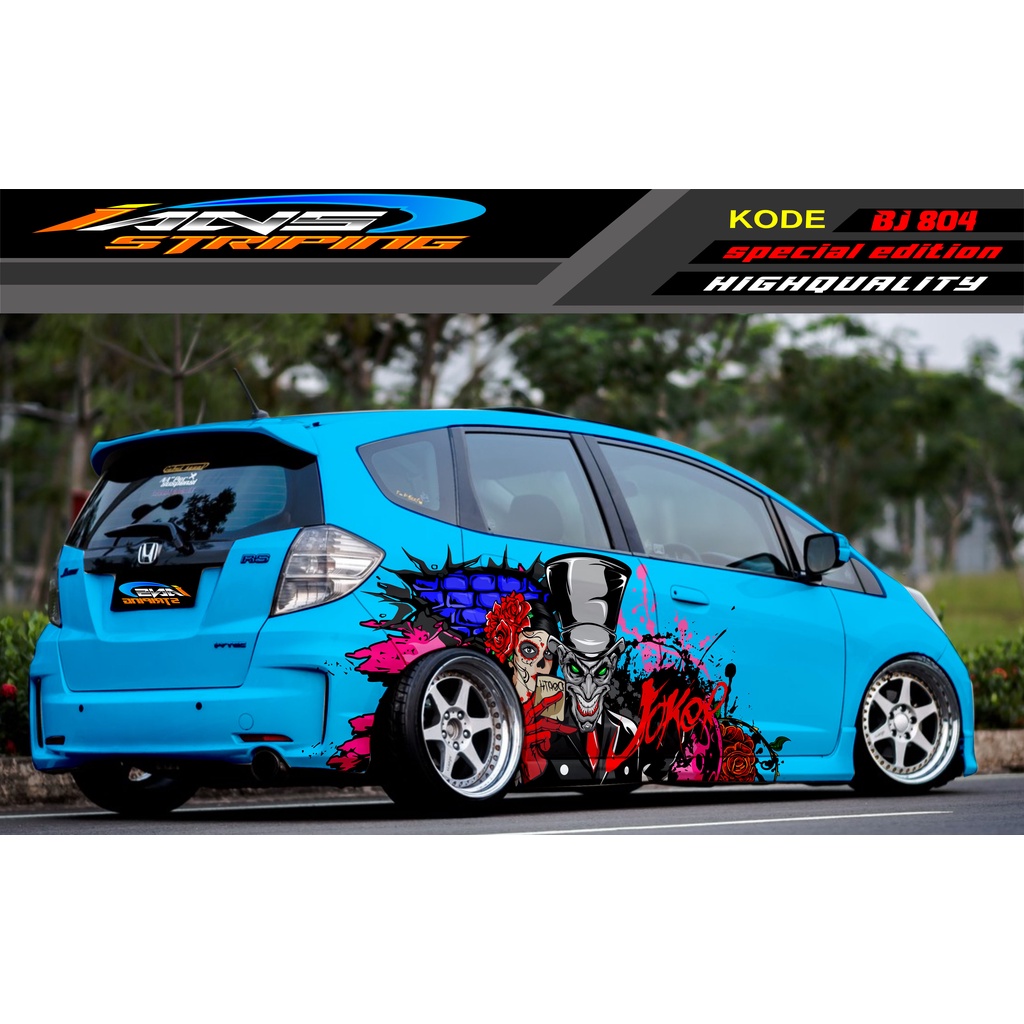 STICKER MOBIL HONDA BRIO / JAZZ RS / MOBILIO / AGYA / YARIS / ATOS / STICKER MOBIL