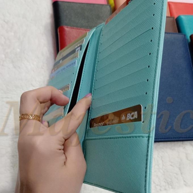 

ORDER-KIRIM Card Holder book 24 slot kartu + 2 slot uang dompet kartu CH24