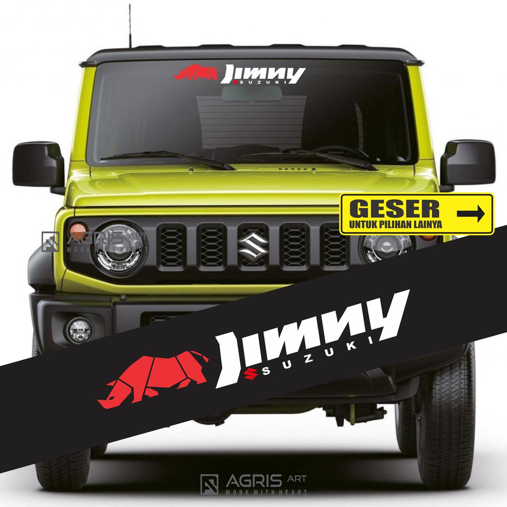 Stiker kaca mobil jeep jimny stiker kaca depan belakang mobil jimny