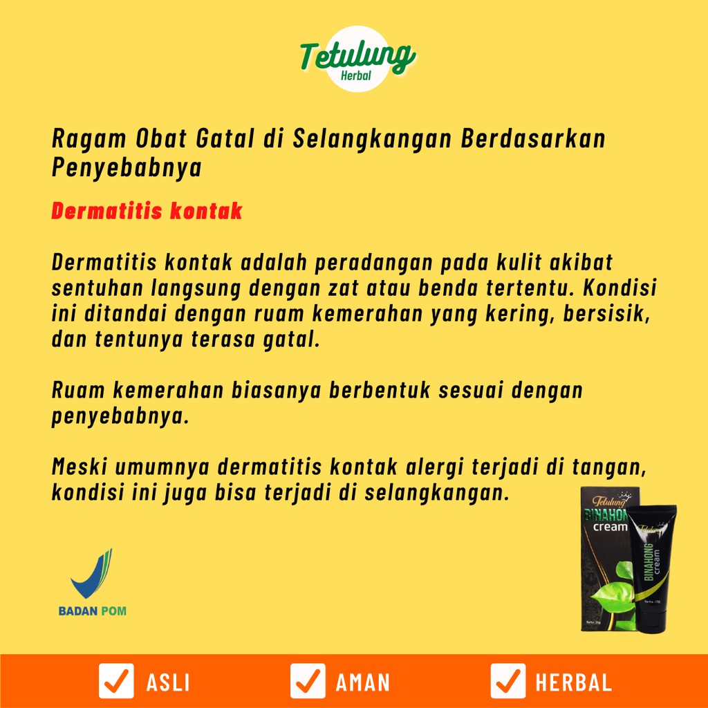 Obat Salep Gatal/Gatel Selangkangan / Kemaluan / Miss V / Kelamin - Salep Binahong Cream 20gr & Sabun Binahong-8