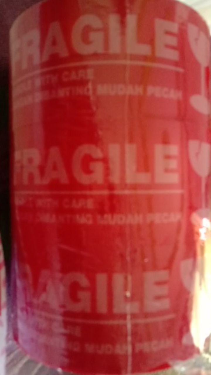 Lakban Fragile Jangan Dibanting (hoki 48  Mm X 90 Yard )
