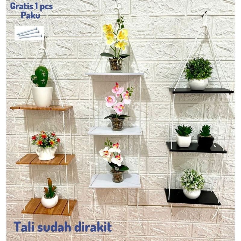Z3 Rak bunga Gantung / Hiasan Dinding Gantung / Pajangan gantung / rak bunga