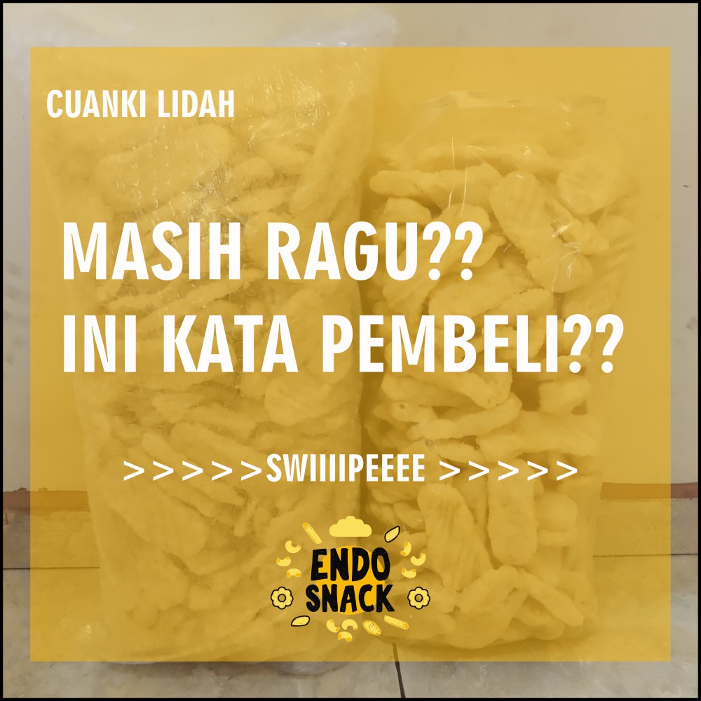 150 Pcs CUANKI LIDAH 1 Bal Cuangki lidah Batagor Khas Garut Pelengkap Baso Aci, Seblak, Mie Instan