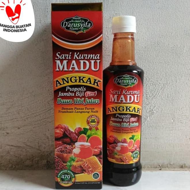 

PROMO SARI KURMA ANGKAK DARUSYIFA ALAMI 470 GR / MADU PENINGKAT TROMBOSIT MR09