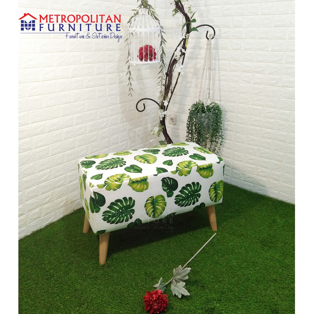 CARDIVA Bench Stool Doubleseat Sofa Kursi Puff Panjang CARDIVA Bench Stool Doubleseat Sofa Kursi Puff Panjang