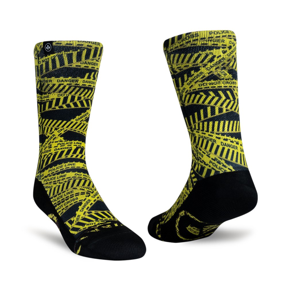 Kaos Kaki Fashion Fullprint - Police Line