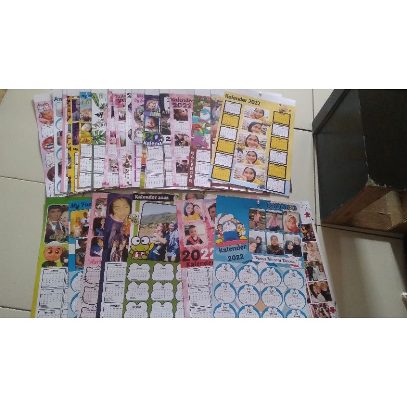 

KALENDER 2022, KALENDER CUSTOM, KALENDER KARAKTER, KALENDER FOTO