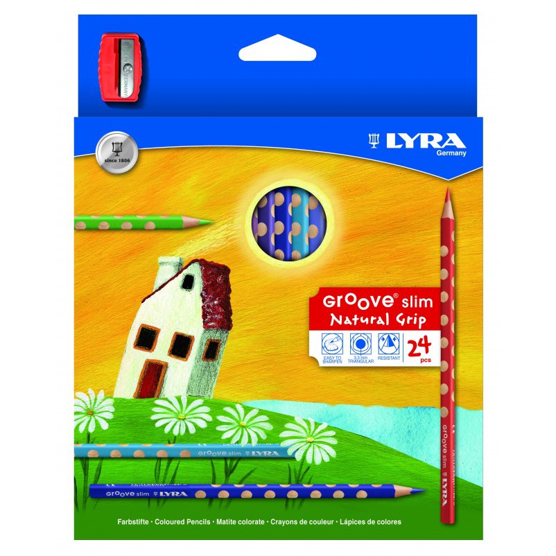 

LYRA Groove Slim Colour Pencil 24 Colors