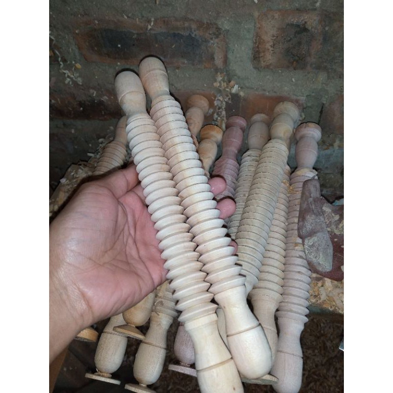 Cetakan Kue Nastar Gulung Model Rol Pin Kayu Panjang / rollan / rol kayu kue kering [DFG]