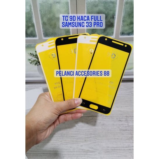 ANTIGORES SAMSUNG J5 PRIME / J3 PRO / J330 ANTI GORES KACA TG TEMPERED GLASS FULL 9D