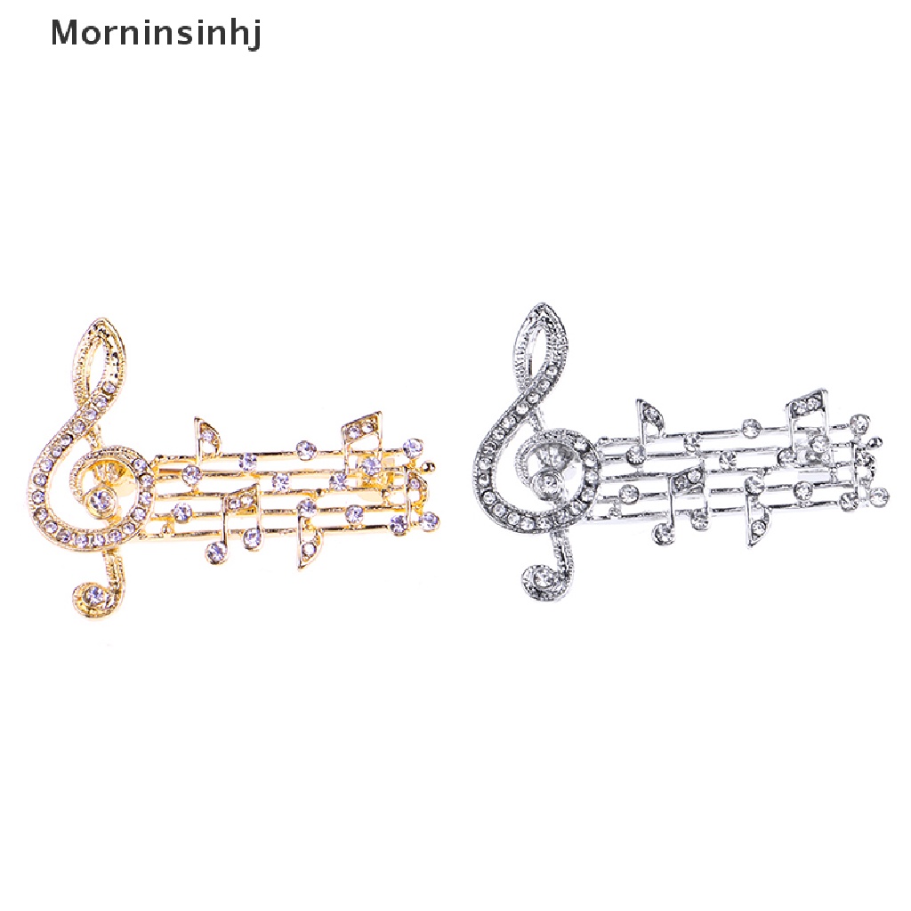 Mornin Musik Note Bros Enamel Pin Untuk Wanita Pria Penyanyi Pesta Perhiasan Hadiah Sweater Korsase Anti Silau Pin id