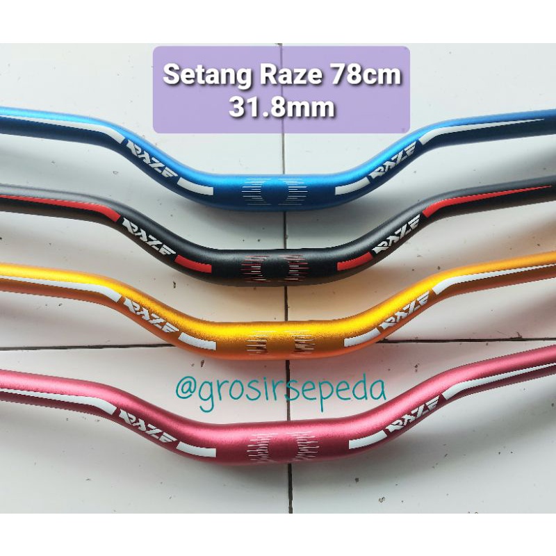 Setang lengkung Alloy Raze 78cm diameter 31.8  - handle bar MTB handlebar stang sepeda