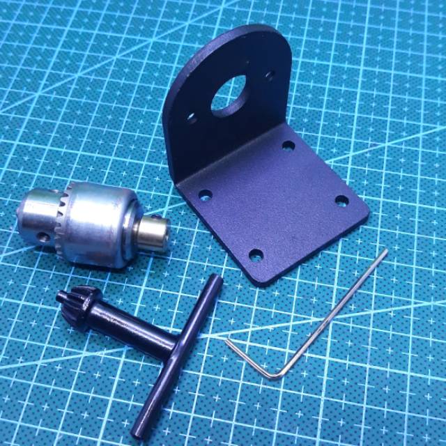 1 set braket + kepala bor dinamo 550