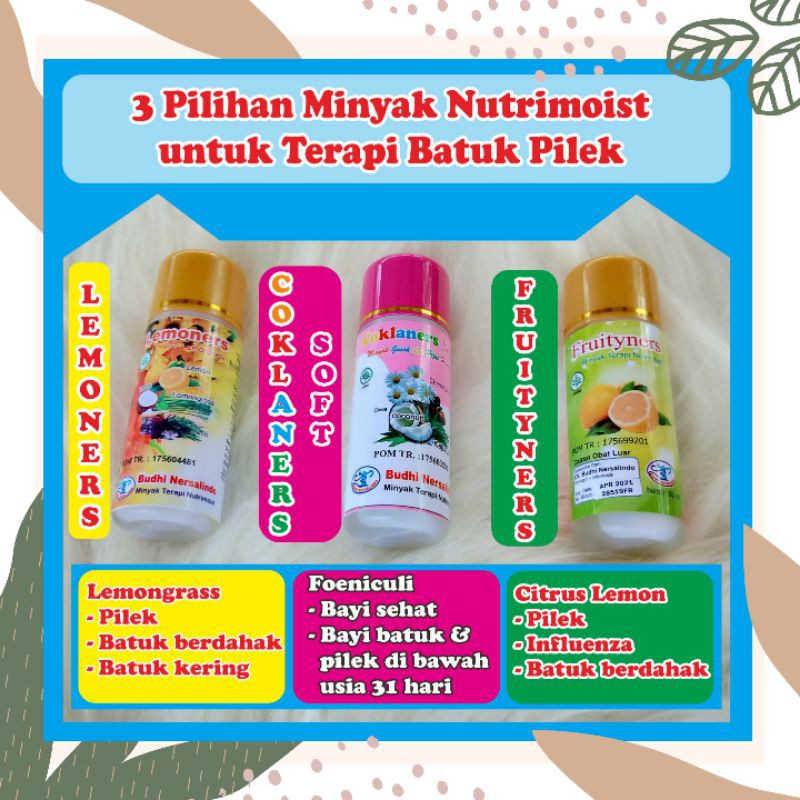 Minyak Nutrimoist untuk Terapi Batuk Pilek Bayi