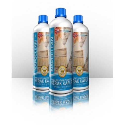 Napoclean biru penghilang semen di keramik