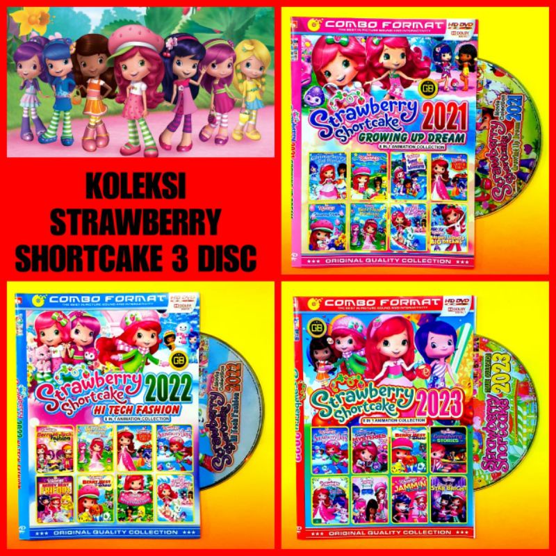 KASET FILM ANIMASI STRAWBERRY SHORTCAKE KOLEKS LENGKAP - KASET FILM HIBURAN KELUARGA - KASET FILM MA