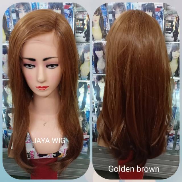 Lace wig segi lurus