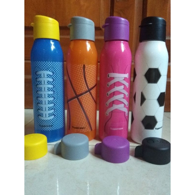 Botol eco fancy Tupperware botol sport 500ml tanpa free 1pcs