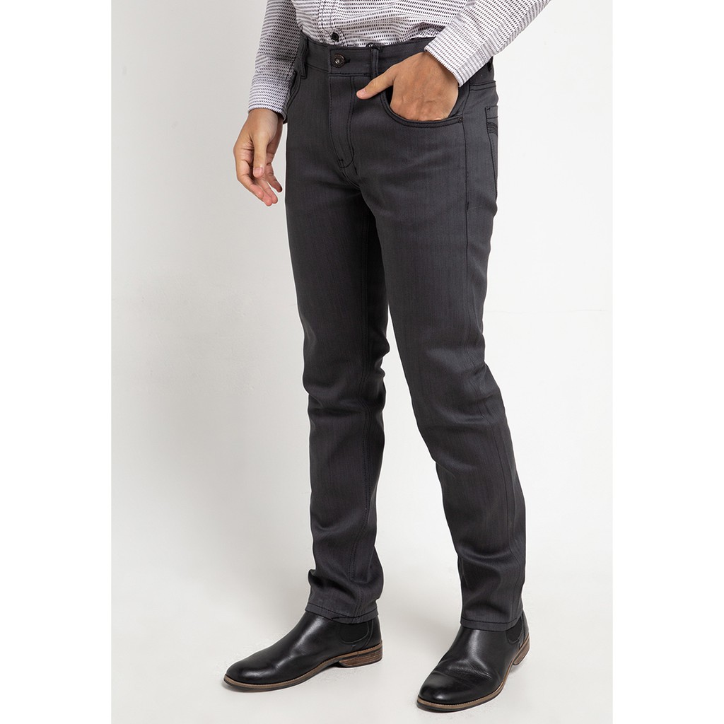 Spyderbilt Celana Jeans Pria Charcoal Jack Rip Evo Denim 2.0 MPND093-CHR Planetsurf