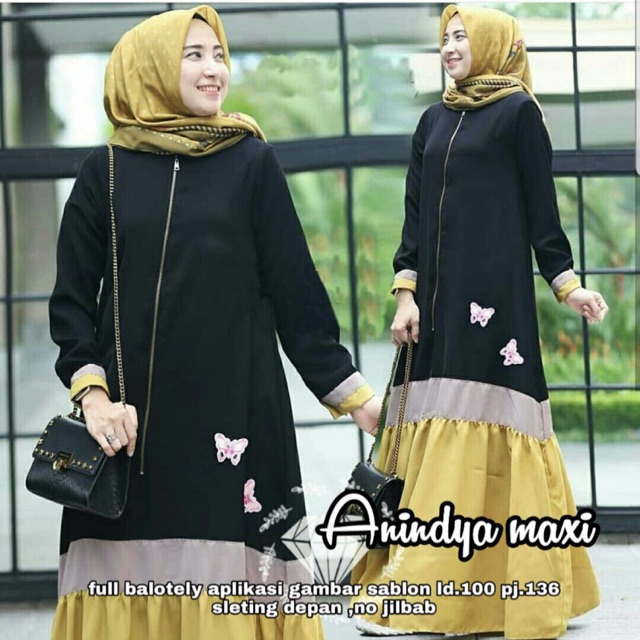 Grosir murah Anindya maxy dress balotely