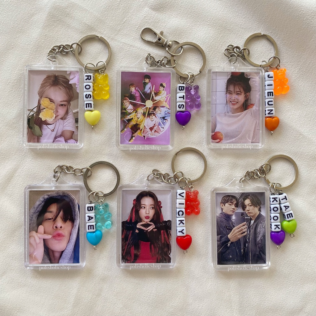 [CUSTOM] Acrylic Keychain Candy Keyring / Gantungan Kunci Akrilik Ganci KPOP