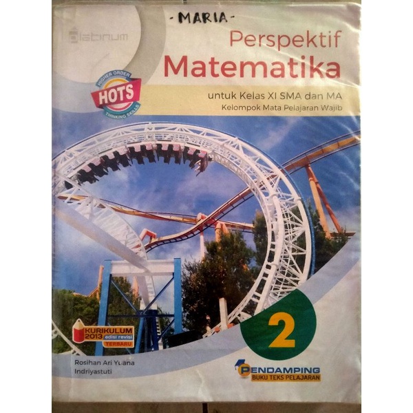 

Perspektif Matematika Kelas XI SMA/MA WAJIB Penerbit Platinum K13