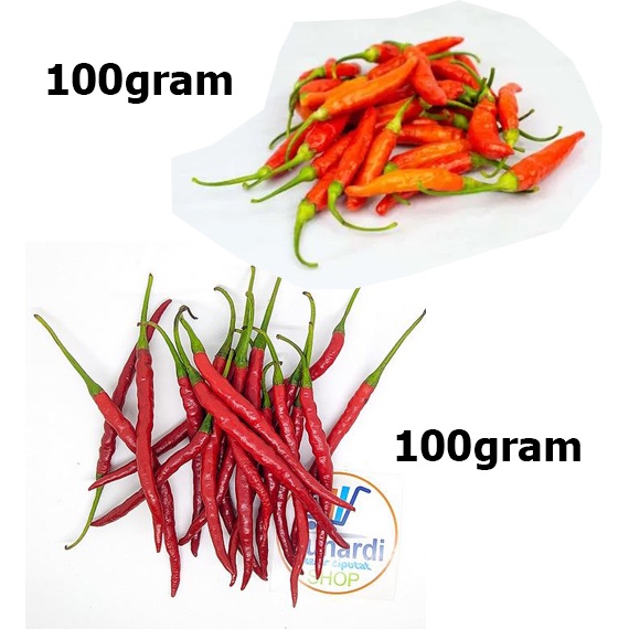 CABE MERAH &amp; RAWIT MERAH &amp; Hijau 100GRAM