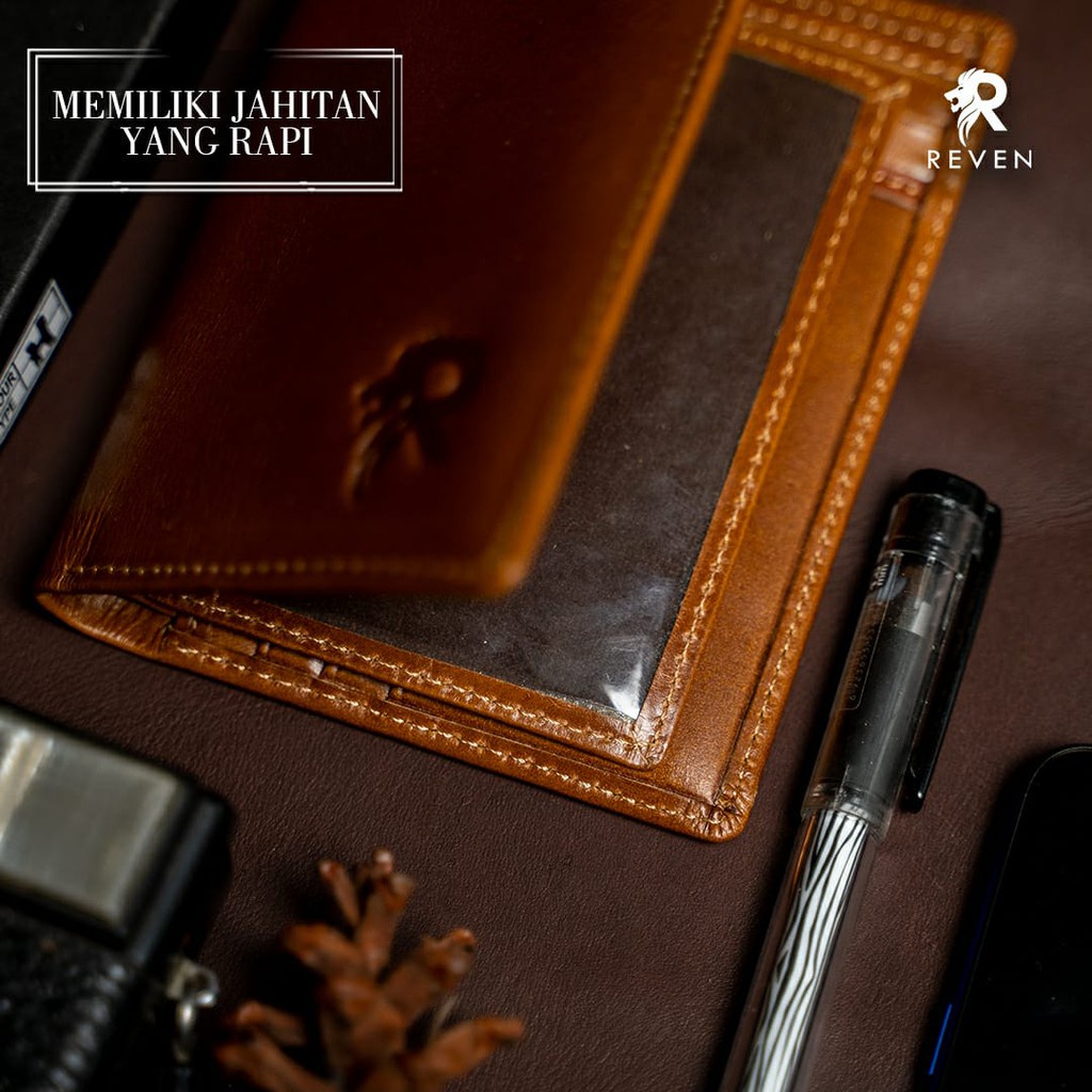 Dompet Lipat Kulit Pria Reven Ranger Wallet Branded Original Kulit Sapi Asli Premium Terbaik
