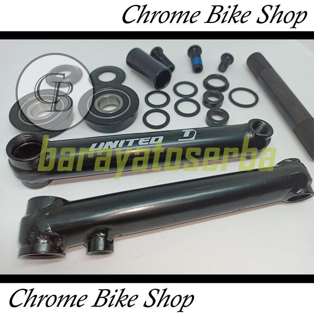 Gir Gear Crank Set sepeda BMX United BB USA