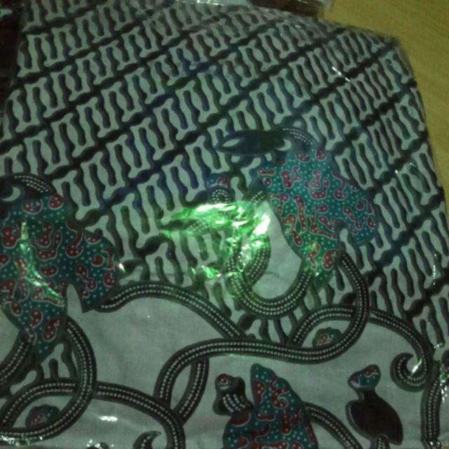 Cod - Dt Collection  - Tunik Batik Wanita  /cewek Lengan Serut Motif Morenaabu-abu