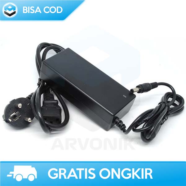 ADAPTOR POWER KABEL EU PLUG 12V 5A 60W LED STRIP AC 100 2MM 3 PIN 1250