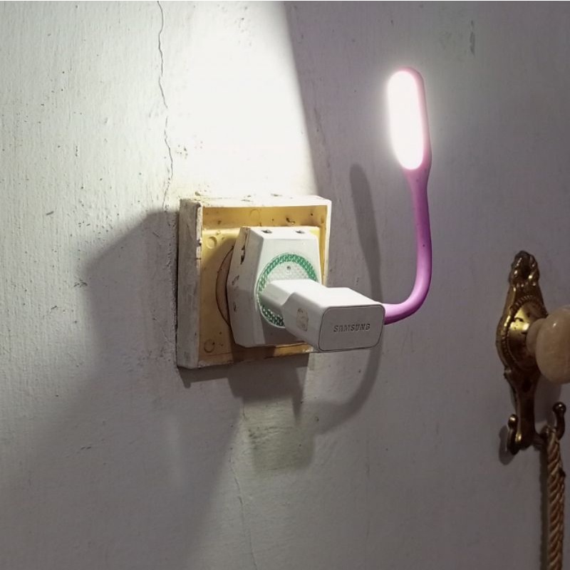 Lampu USB LED Fleksible Portable LED Senter