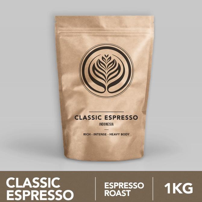 

[ COD ] Classic Espresso 1kg - Biji Kopi Arabika 1kg | Coffeenatics TERMURAH Kode 752