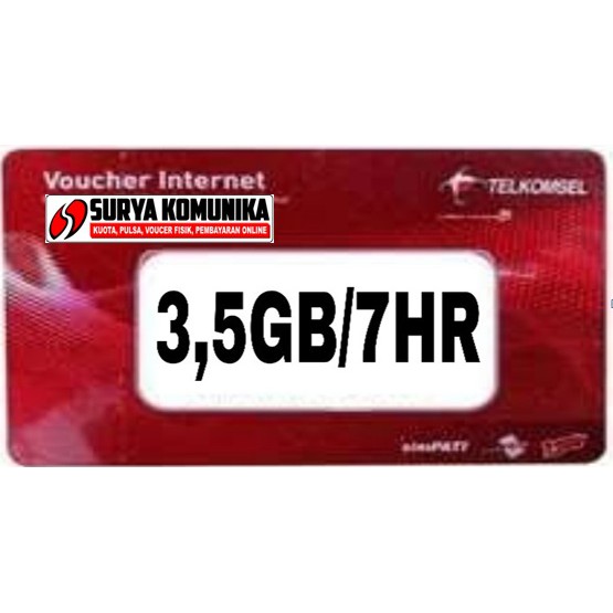 VOUCHER DATA TELKOMSEL 3.5GB 7HARI