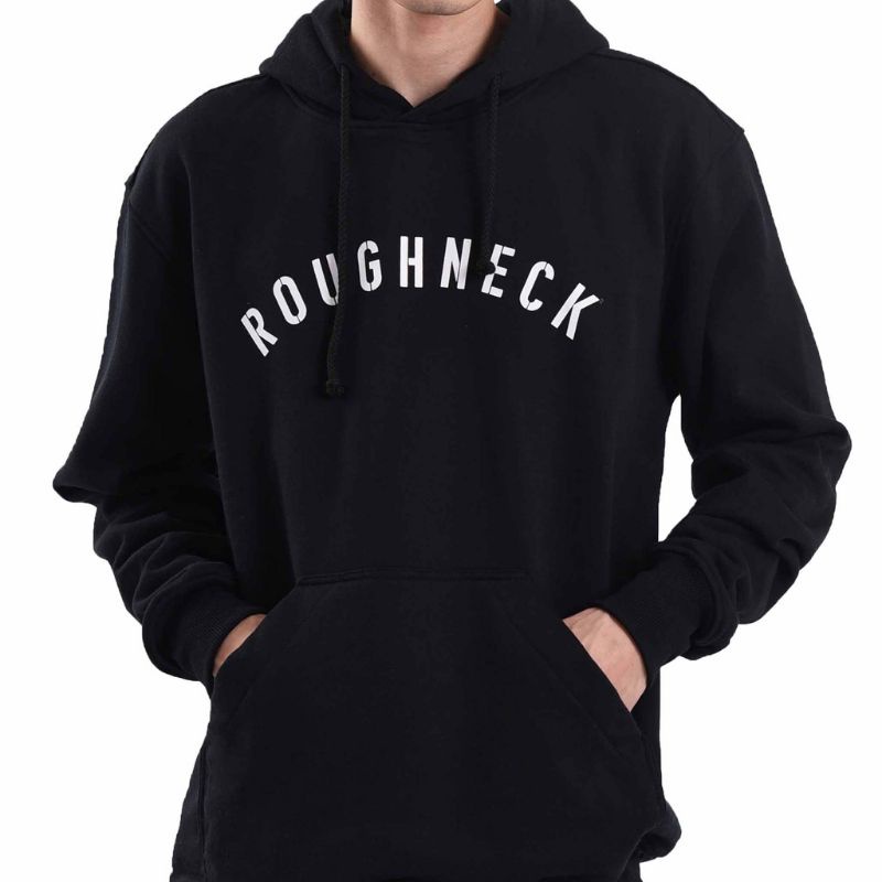 Roughneck H174 Black Sig White Hoodie