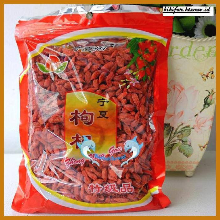 

GNIREKDOOF- GOJI BERRY PREMIUM QUALITY 250 GR / KEICHI / KICHI / KEICI -ORIGINAL.