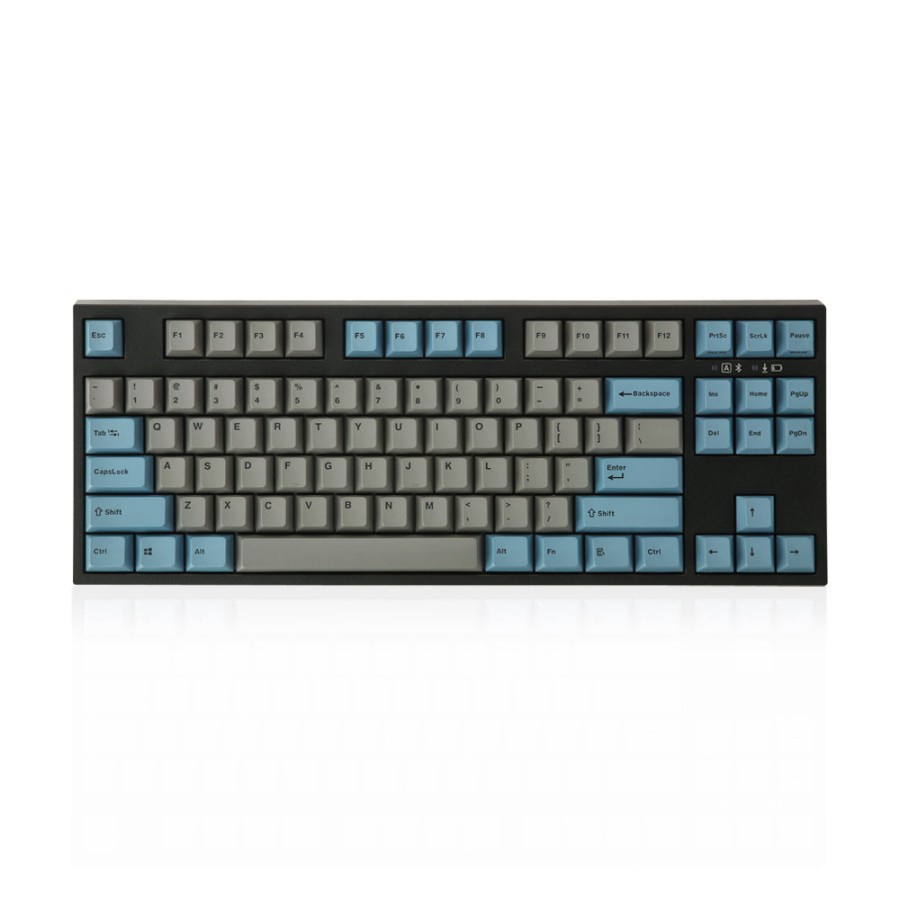 Leopold FC750R Grey Blue PD - Bluetooth Wireless Mechanical Keyboard - Brown/Blue/Black/Silent Red S