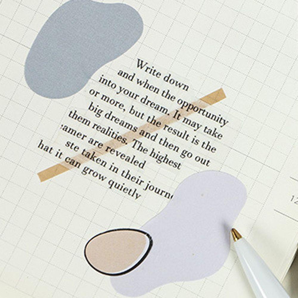 Mxbeauty Bahan Sticker Jurnal Perlengkapan Sekolah Custom Stiker Kertas Note Sticker Morandi Series Diary Handphone Idol Card Decor