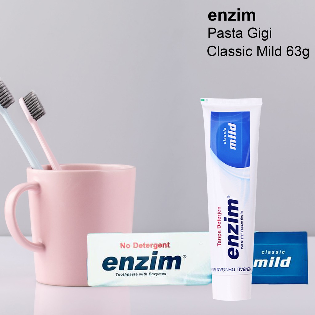 Enzim / Pasta Gigi / Classic Mild / 63g / 124g