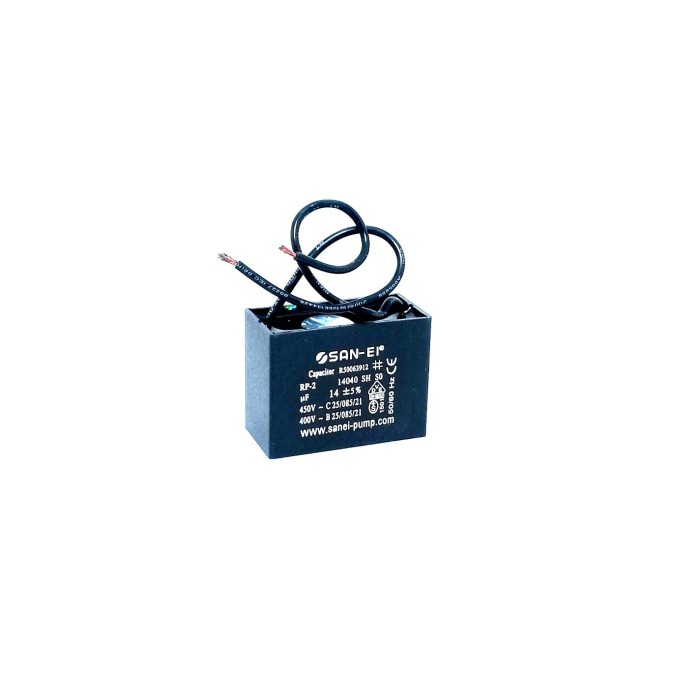 14 uf / 450 V SAN-EI CAPACITOR KOTAK / CAPASITOR PETAK / KAPASITOR