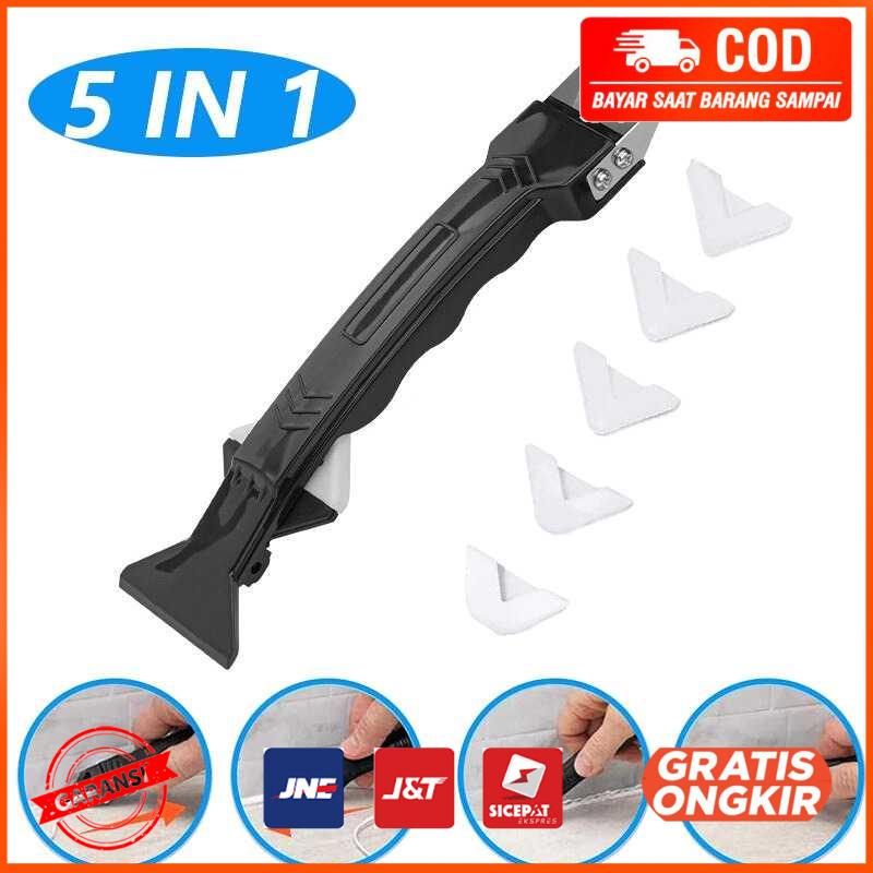 Pembersih Perapi Lem Silikon Sealant Tool Scraper 5in1 WL106