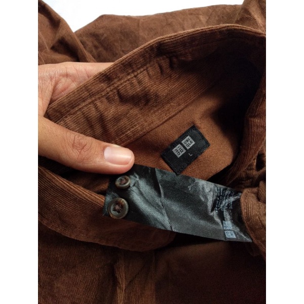 Corduroy shirt uniqlo