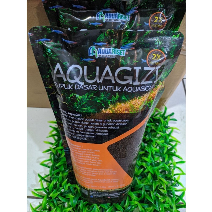 AQUAGIZI Pupuk Dasar Tanaman Air Aquarium Aquascape Aqua Gizi