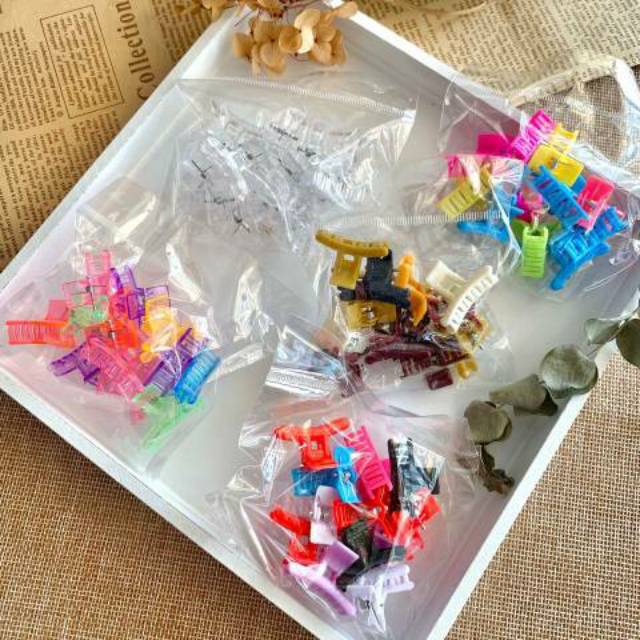 12pcs !! Jepitan Poni - Jepit Mini Poni