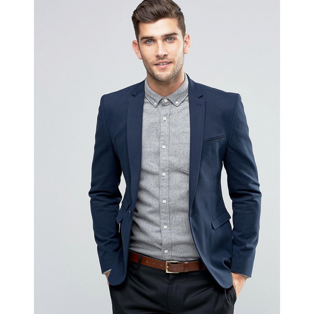 Jas Blazer Pria Navy Blue