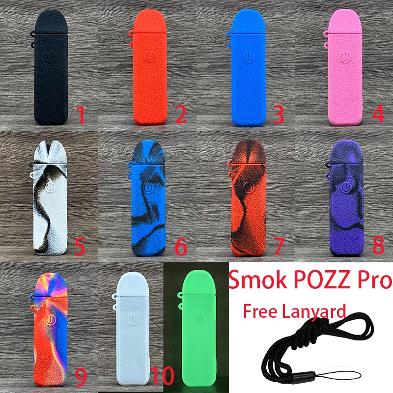 [Free Lanyard] Silikon Case Untuk POZZ Pro Tekstur Cover Pelindung Lengan Karet Lembut Kulit Shell