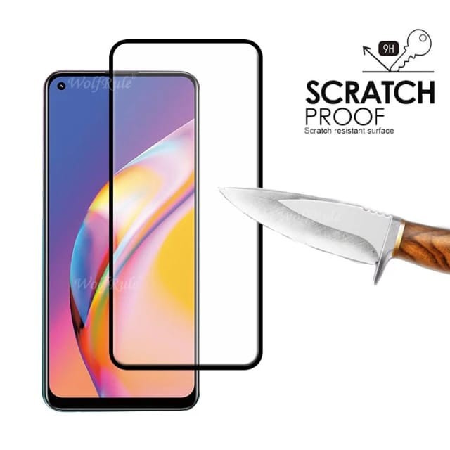 OPPO RENO 5F RENO5 F TEMPERED GLASS 2IN1 FULL LAYAR DAN KAMERA