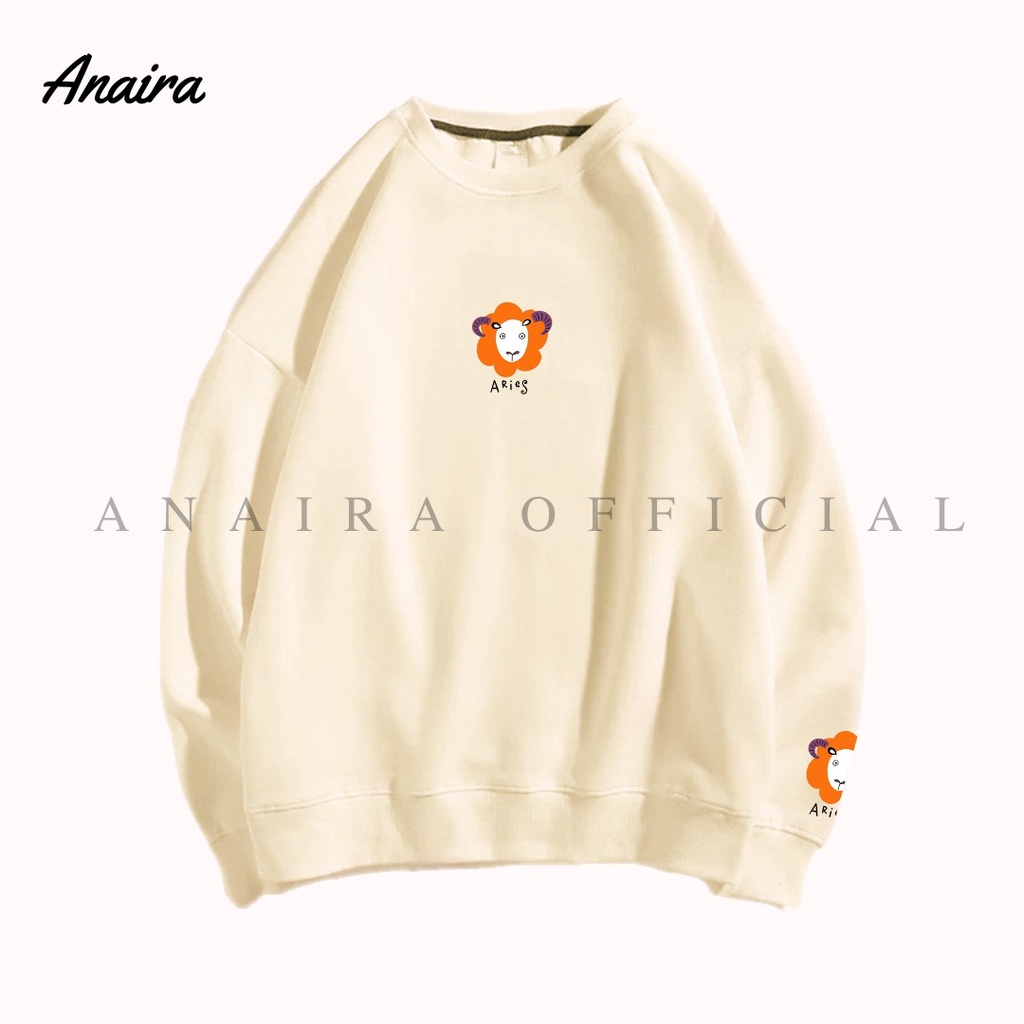 ARIES SWEATER CREWNECK WANITA ANAIRAOFFICIAL