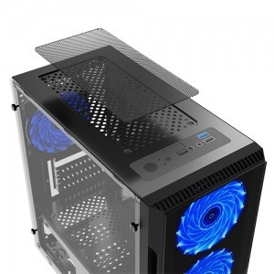 Casing Xigmatek Scorpio II - Tempered Glass m-ATX Gaming Case